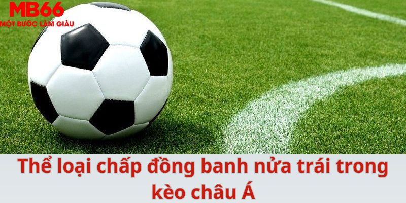 Thể loại chấp đồng banh nửa trái trong kèo châu Á